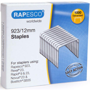 RAPESCO GRAPAS 923/12mm 60-85H 1.000-PACK 1238